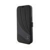 Mercedes Booktype Étui en cuir à motif de vagues - iPhone 15 Pro Case (noir)