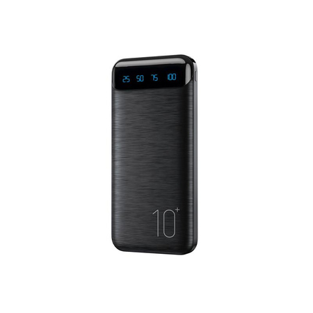 WEKOME WP-161 - Power banka 10000 mAh Super nabíjení 2xUSB-A LED (černá)