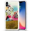Zizo Liquid Glitter Star Case - iPhone X (Motýli)