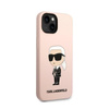 Karl Lagerfeld Silikonové pouzdro NFT Ikonik - iPhone 14 Plus (růžové)