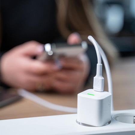 Green Cell PowerStream - USB-C - Lightning kábel 100 cm Power Delivery kábel Apple MFi tanúsítvánnyal (fehér)