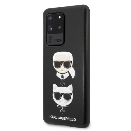 Karl Lagerfeld geprägte Hülle Karl & Choupette - Samsung Galaxy S20 Ultra Hülle