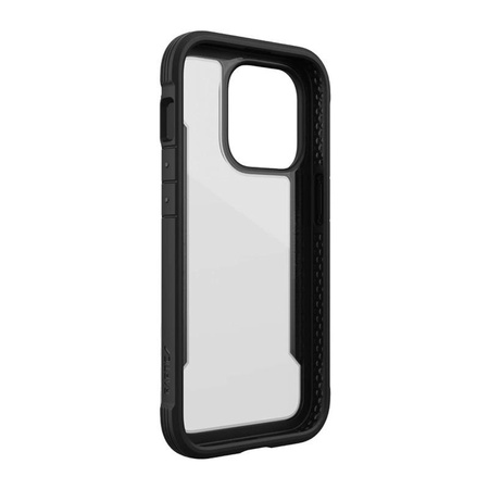 X-Doria Raptic Shield - Aluminum Case for iPhone 14 Pro (Drop-Tested 3m) (Black)