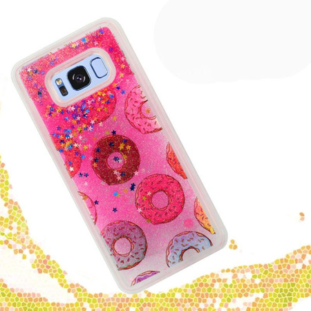 Zizo Liquid Glitter Star Case - pouzdro pro Samsung Galaxy S8+ (Donuts)