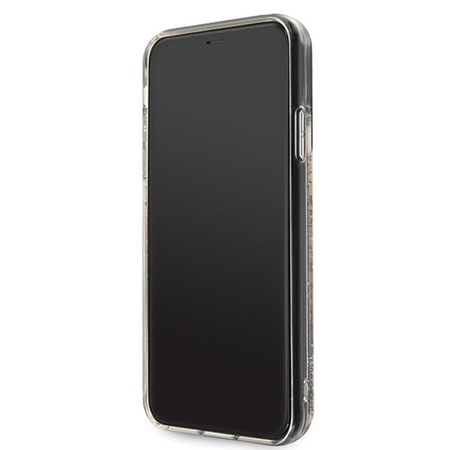 Karl Lagerfeld Glitter Liquid Floatting Charms - iPhone 11 Pro Max Case (Gold Floatting Charms)