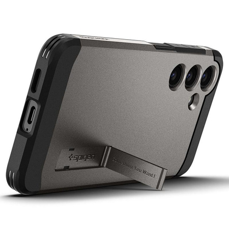 Spigen Tough Armor - Gehäuse für Samsung Galaxy S24+ (Gunmetal)