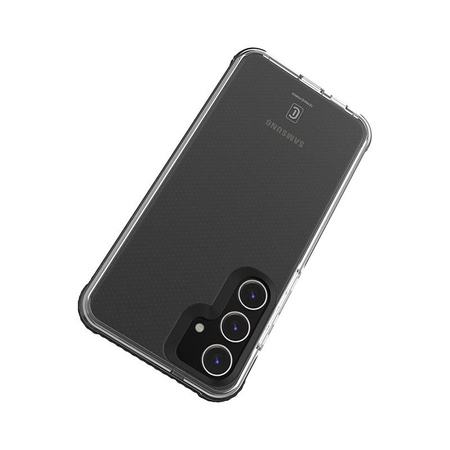 Cellularline Tetra Force Strong Guard - Étui pour Samsung Galaxy S24 avec revêtement MICROBAN (transparent)