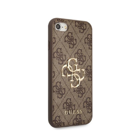 Guess 4G Big Metal Logo - iPhone SE (2022/2020) / 8 / 7 (Brown) Case