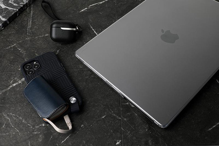 Moshi iGlaze Hardshell Case - pouzdro pro MacBook Pro 16" (M2/M1/2023-2021) (Stealth Clear)