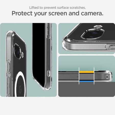 Spigen Ultra Hybrid MagSafe - Étui pour Google Pixel 9a (Blanc)