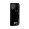 Guess Sequin Script Metal - iPhone 12 / iPhone 12 Pro tok (fekete)
