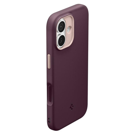 ETUI DO IPHONE 17 do MAGSAFE SPIGEN NANO ORYGINALNE BURGUNDOWE ELEGANCKIE