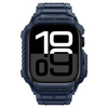 Spigen Rugged Armor Pro V2 – Strap with Case for Apple Watch 10 / 11 42 mm (Navy Blue)