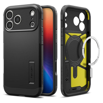 ETUI DO IPHONE 17 PRO MAX do MAGSAFE SPIGEN TOUGH ARMOR ORYGINALNE CZARNE