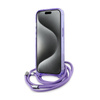 Karl Lagerfeld IML Crossbody Monogram Karl & Choupette Head MagSafe Case - iPhone 15 / 14 / 13 Case (violet)