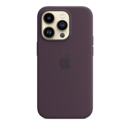 Apple Silicone Case - Silikonowe etui z MagSafe do iPhone 14 Pro (jagodowy)