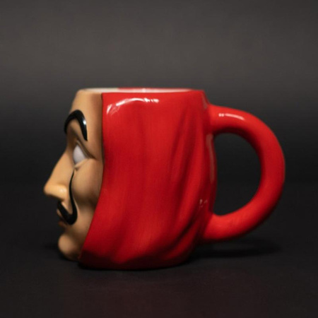 House of Paper - Kerámia bögre 3D ajándékdobozban 350 ml (Salvador Dali maszk)
