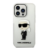 Karl Lagerfeld IML NFT Ikonik - pouzdro pro iPhone 14 Pro (průhledné)