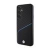 BMW Signature Leather Textured & Line MagSafe - Samsung Galaxy S24+ Tasche (schwarz)