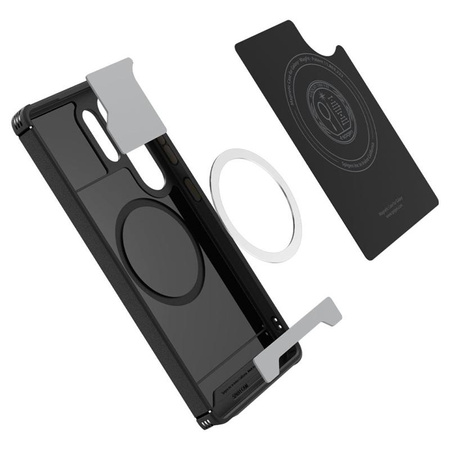 Spigen Core Armor Mag MagSafe - Hülle für Samsung Galaxy S25 Ultra (Matte Black)