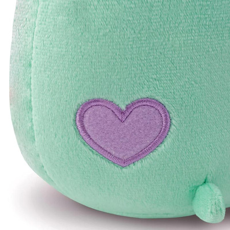 MASKOTKA PUSHEEN DLA DZIECKA MIĘTOWY Z SERCEM 18cm PLUSZOWA PRZYTULANKA