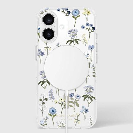 Kate Spade New York Protective MagSafe - Hülle für iPhone 16 (Precious Bloom)