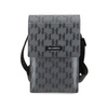 Karl Lagerfeld Saffiano Mongram Plaque - Sac pour smartphone et accessoires (Argent)