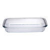 Żaroodporne Naczynia Prostokątne Szklane do Piekarnika Zestaw Alpina 3szt