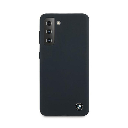 BMW Silicone Signature Logo - pouzdro pro Samsung Galaxy S21+ (Navy Blue)