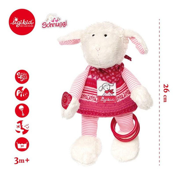 Sigikid - Activity plüss bárány (26 x 13 x 11 cm)