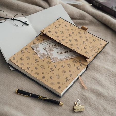 Harry Potter - A5 Notizbuch/Notizblock mit Hogwarts-Stift