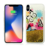 Zizo Liquid Glitter Star Case - Coque pour iPhone X (Papillons)