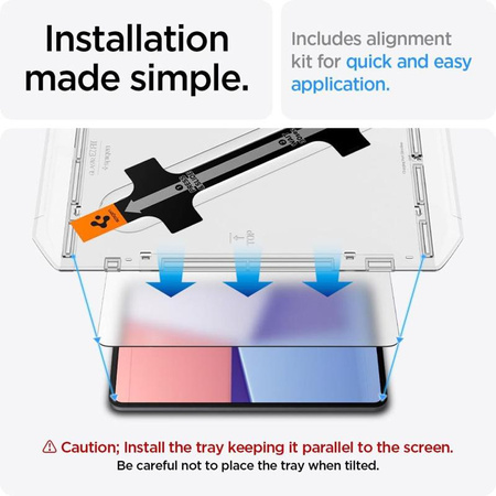 Spigen GLAS.TR EZ FIT - Tempered glass for iPad Pro 13" (M5, 2025 / M4, 2024) (Transparent)