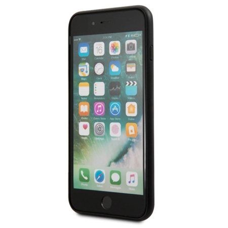 Karl Lagerfeld dombornyomott tok Karl & Choupette - iPhone 8 Plus / 7 Plus tok (fekete)