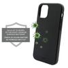 PURO ICON Cover - Coque pour iPhone 12 Mini avec protection antimicrobienne (noir)