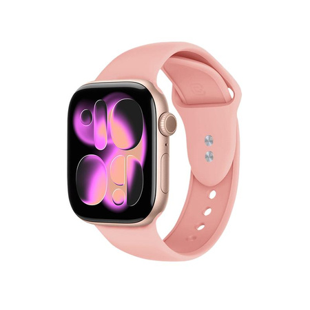 Crong Liquid - Armband für Apple Watch 38/40/41/42mm (lachsfarben)