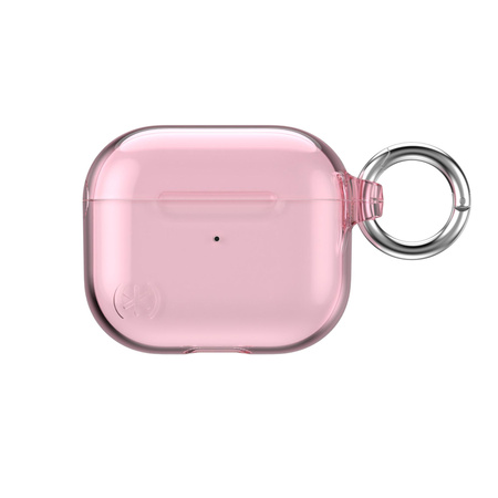 Speck Presidio Clear - Pouzdro Apple AirPods 3 s antimikrobiální ochranou Microban (ledově růžová)