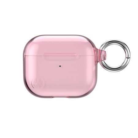 Speck Presidio Clear - Apple AirPods 3 Case with Microban Antimicrobial Protection (Icy Pink)