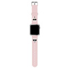 Karl Lagerfeld Silikon Karl & Choupette Heads - Armband für Apple Watch 38/40/41 mm (rosa)