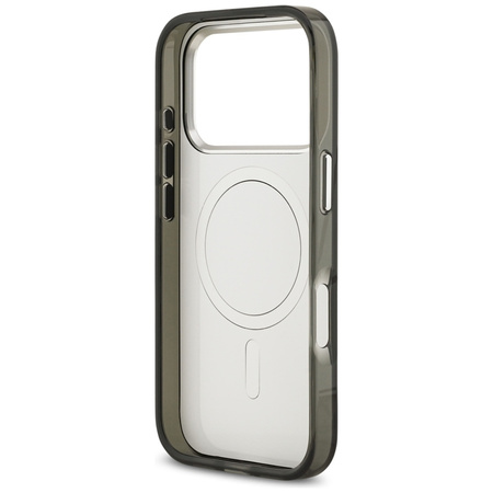 Etui do iPhone 17 Pro do MagSafe Karl Lagerfeld Logo Oryginalny Czarny Case