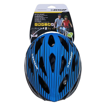 Dunlop - Casque vélo MTB r. L (Bleu)