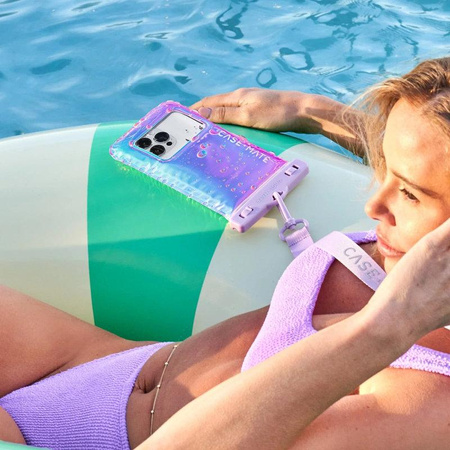 Case-Mate Waterproof Floating Pouch - Wasserdichte Smartphone-Hülle (Soap Bubble)