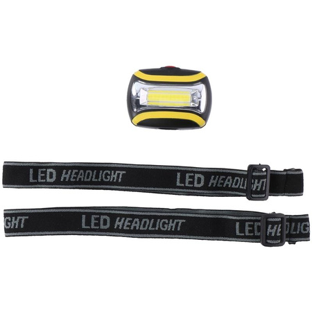 Dunlop - Turistická čelová svítilna LED (žlutá)