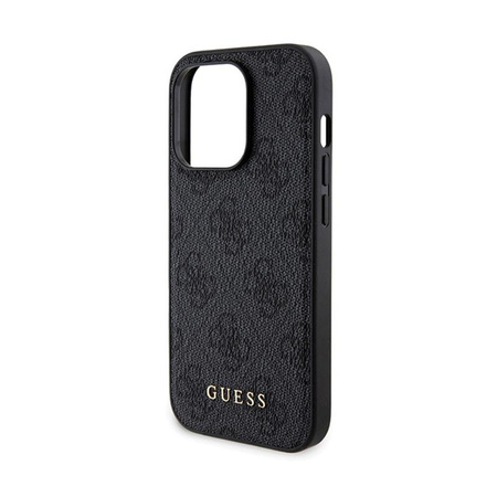 Guess Bundle Pack MagSafe 4G Metal Gold Logo - Case set + Power Bank 5000mAh MagSafe iPhone 14 Pro (black)