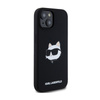 Karl Lagerfeld Silicone Choupette Head MagSafe - iPhone 15 / 14 / 13 Tasche (schwarz)