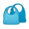 BUILT Mess Mate - 2 baby bibs (Dribble Dots Blue)