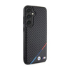 BMW Carbon Tricolor Line MagSafe - Etui Samsung Galaxy S24 (czarny)