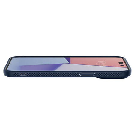 Spigen Liquid Air - Case for iPhone 14 Pro (Navy blue)