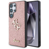 Guess Fixed Glitter Big 4G Metal Logo - Case for Samsung Galaxy S25 Ultra (pink)