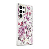 Guess Flower Collection - Etui Samsung Galaxy S23 Ultra (blanc)